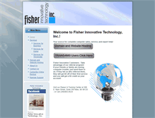 Tablet Screenshot of fisherinnovative.com